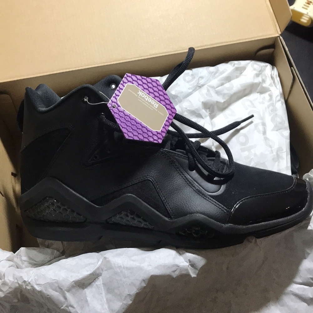 Men’s 11 Reebok Kamikaze Mid Black BNIB